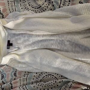 Chic White Women's Cardigan